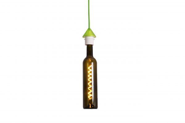 BOMBILLA SERIE VERDE BOTELLA VINO - Bombillas Led