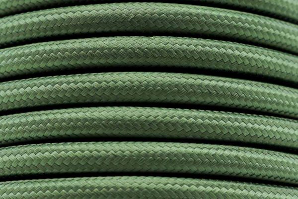 CABLE TS REDONDO VERDE OLIVO bobina 15 m