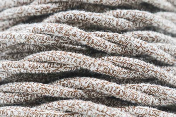 CABLETS TRENZADO MIX MARRON bobina 5 m